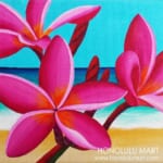 プルメリア　油絵 最適な価格 楽天市場】【楽天スーパーセール】プルメリア 絵画