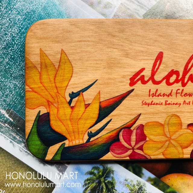 バード・オブ・パラダイスの絵柄のハワイアンiPhoneケース3