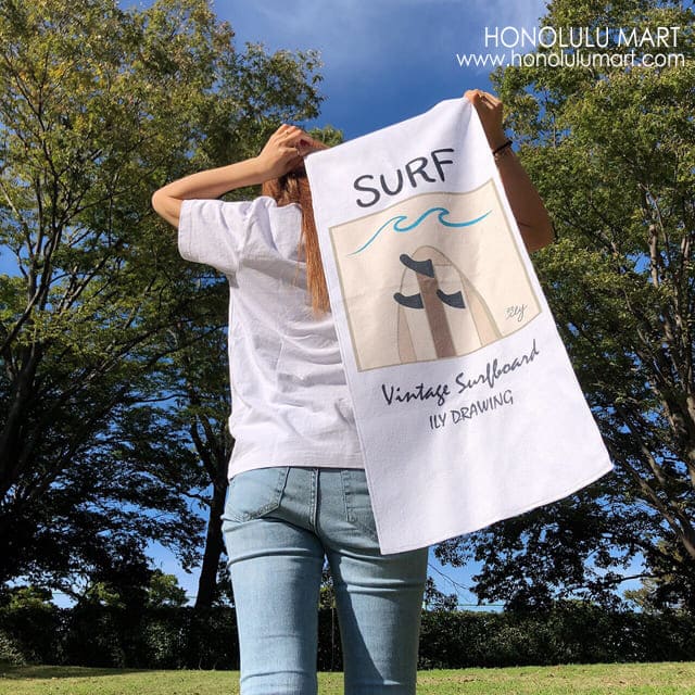 サーフボード柄タオル | ハワイアン雑貨通販ホノルルマート