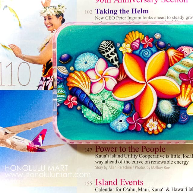 ハワイのお花とシェルのiPhoneケース（ステファニー・ボイナイ）4
