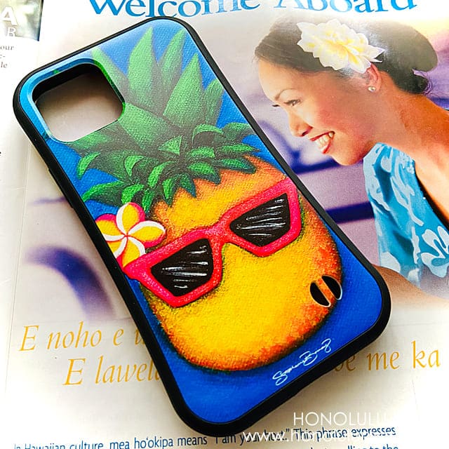 持ちやすいパイナップル柄iPhoneケース（ハワイのステファニー・ボイナイ）8