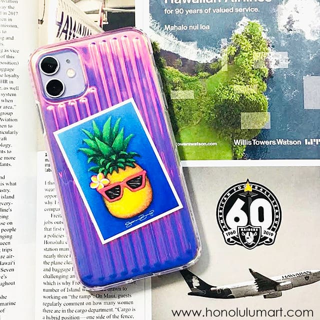 パイナップルガール・オーロラハワイアンiPhoneケース2