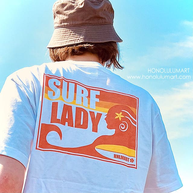 サーフィンのポスター風Tシャツ1