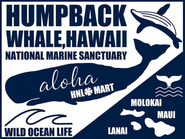 ハワイのクジラ海洋保護区のデザイン