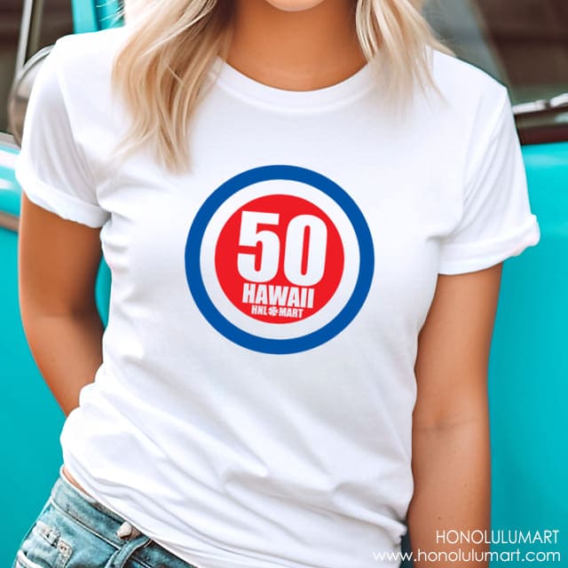 ターゲットハワイ50Tシャツ（ライトイエロー）1