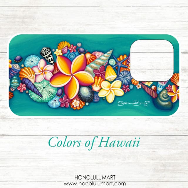 シェルとプルメリアのiPhoneケース | ハワイアン雑貨通販ホノルルマート