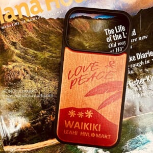 ダイヤモンドヘッド木製iPhoneケース4