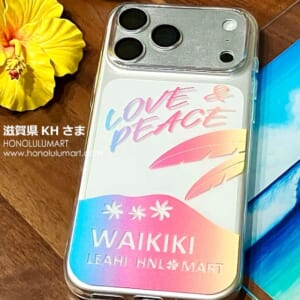 お客さまの写真（ダイヤモンドヘッド・スケルトンiPhoneケース）5