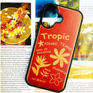 トロピック木製iPhoneケース（レッド）